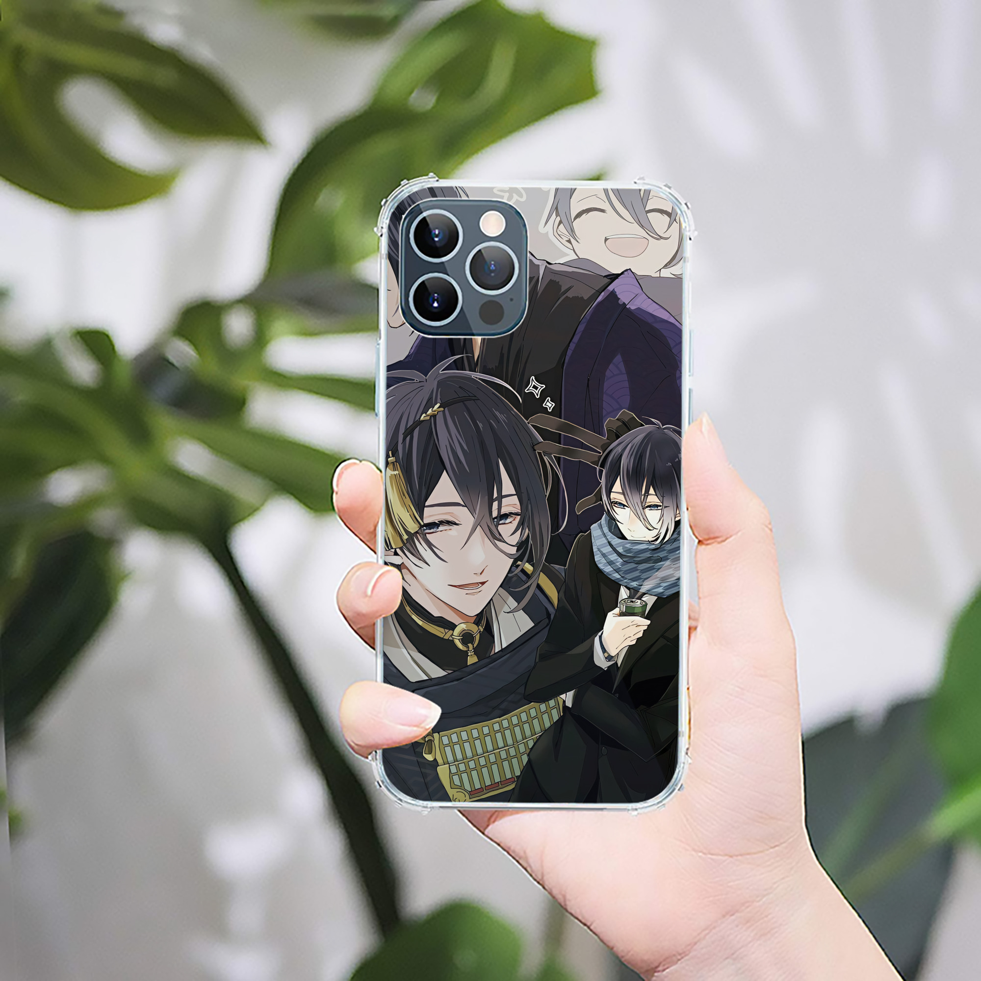 （画像用） 刀剣乱舞 Touken Ranbu 【iPhone 12シリーズ対応】透明スマホケース（クリアソフトケース）